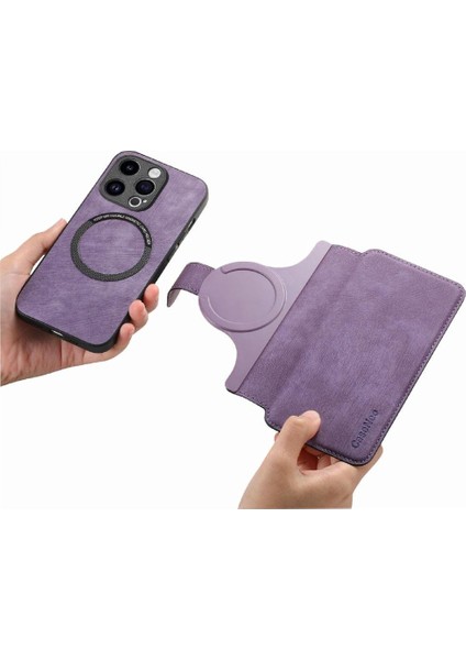 IPhone 15 Için Flip Case Pro Retro Kart Standı Cüzdan Mıknatıs Koruyucu (Yurt Dışından) fiyatları
