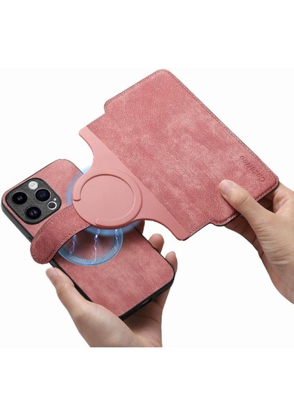 IPhone 15 Için Flip Case Pro Retro Kart Standı Cüzdan Mıknatıs Koruyucu (Yurt Dışından) fırsatları
