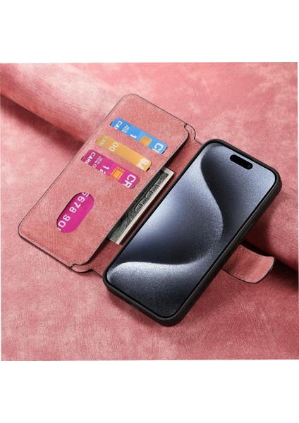 IPhone 15 Için Flip Case Pro Retro Kart Standı Cüzdan Mıknatıs Koruyucu (Yurt Dışından) indirimleri