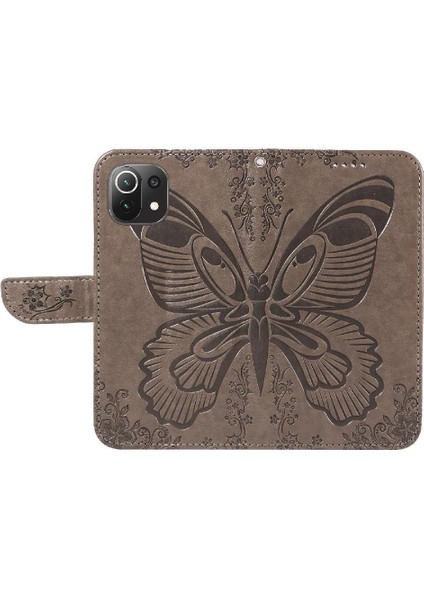 Kredi Kartı Yuvası ile Xiaomi 11 Lite Ayrılabilir El Kayışı Için Flip Case (Yurt Dışından) modelleri