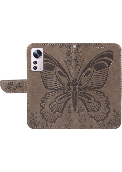 Xiaomi 12 Için Flip Case Yüksek Kalite Deri Ayrılabilir El Kayışı ile (Yurt Dışından) modelleri