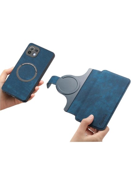 Xiaomi 11 Lite Için Flip Case Retro Cüzdan Kart Standı Mıknatıs Koruyucu (Yurt Dışından) fırsatları