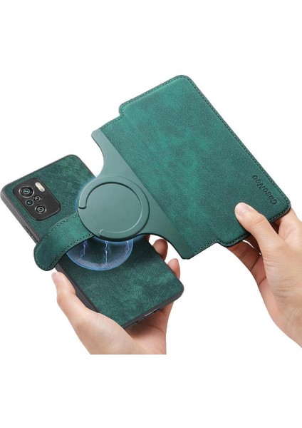 Xiaomi Redmi Not 10 Için Flip Case 4g Cüzdan Kart Standı Mıknatıs Koruyucu (Yurt Dışından) fiyatları