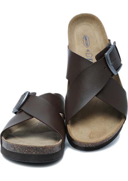 14591 Ch-Kifidis Soft Step Erkek Çapraz Bantlı Mantar Terlik 40-46