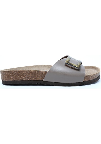 K10280DK Kifidis Soft Step Kadın Deri Mantar Terlik 36-41