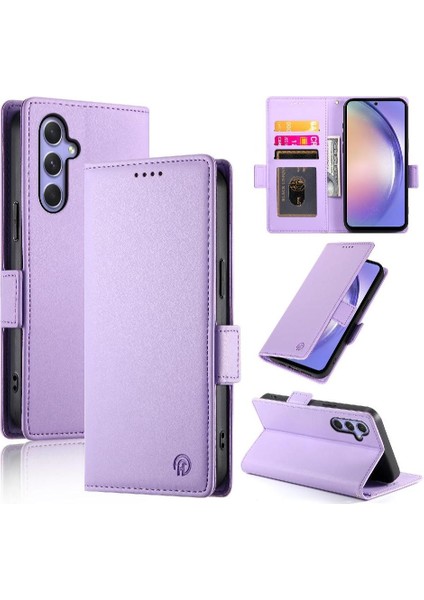 Samsung Galaxy A54 5g Için Flip Case Iş Cüzdan Kart Yuvaları Flip Case Günlük (Yurt Dışından)