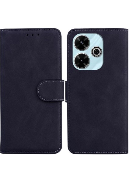 Xiaomi Poco M6 4g Için Flip Case Manyetik Standı Tutucu Kart Yuvası Premium Pu (Yurt Dışından)