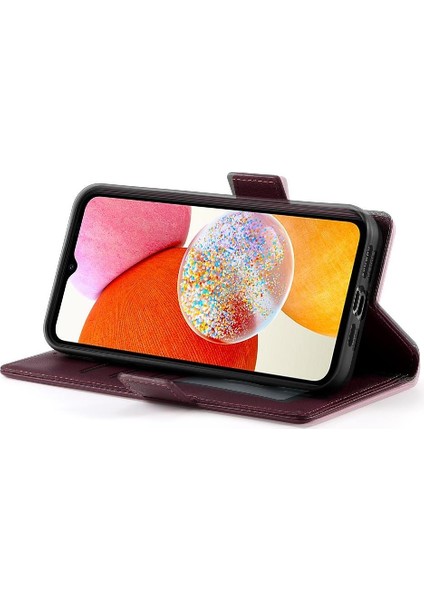 Samsung Galaxy A14 Cüzdan Flip Kart Yuvaları Iş Günlük Kullanım Için Flip Case (Yurt Dışından) indirimleri