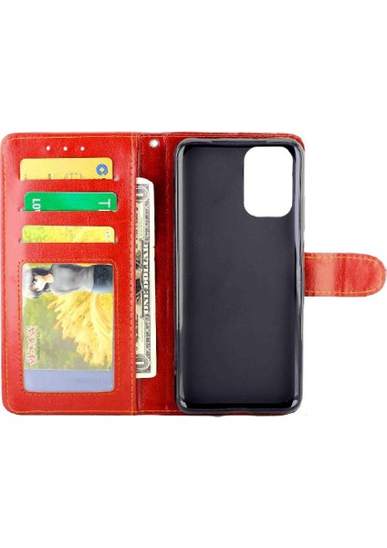 Xiaomi Redmi Not 10 Için Flip Case 4g Kickstand Manyetik Kapatma Kartı Pu (Yurt Dışından) indirimleri