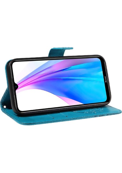 Xiaomi Redmi Not 8t Için Flip Case Kredi Kartı ile Ayrılabilir El Kayışı (Yurt Dışından)