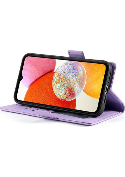 Samsung Galaxy A14 Cüzdan Flip Kart Yuvaları Iş Günlük Kullanım Için Flip Case (Yurt Dışından) modelleri