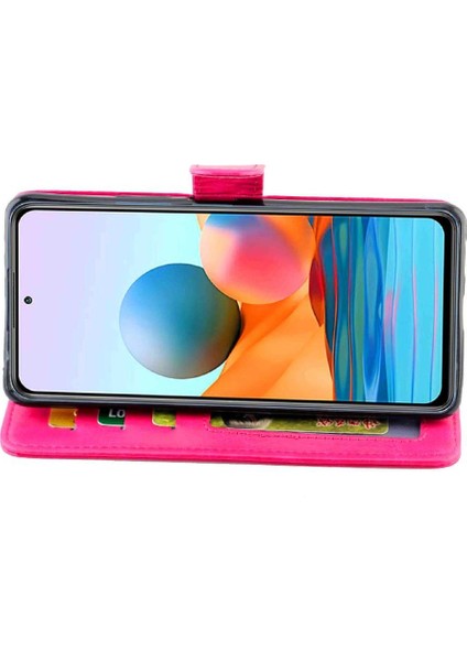 Xiaomi Redmi Not 10 Için Flip Case Pro Max Pu Deri Darbeye Kart (Yurt Dışından)