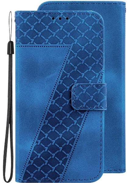Tecno Camon 30 Premier Kabartmalı Desen Pu Deri Cüzdan Için Telefon Kılıfı (Yurt Dışından)