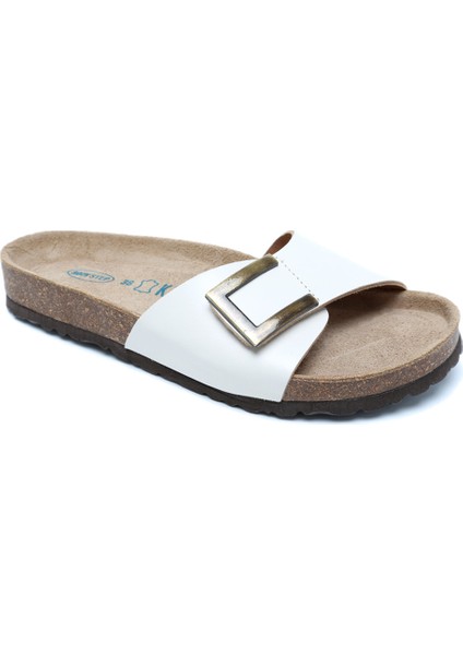 K10280DK Kifidis Soft Step Kadın Deri Mantar Terlik 36-41