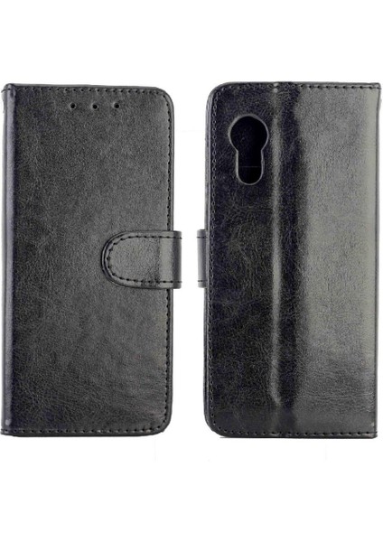 Samsung Galaxy Xcover 5 Kart Tutucu Manyetik Kapatma Pu Için Flip Case (Yurt Dışından)