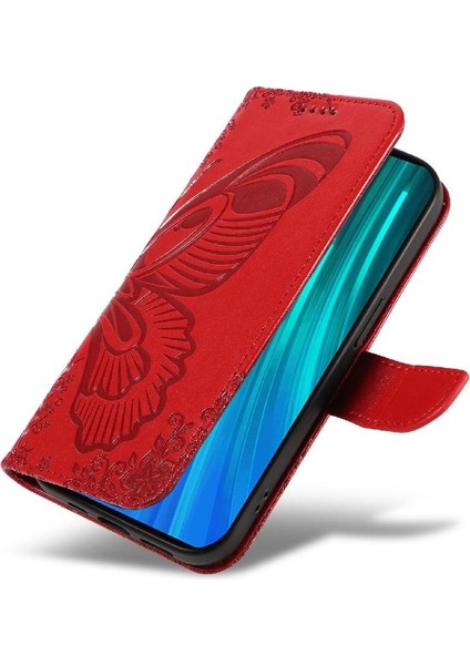 Kredi Kartı Yuvası ile Xiaomi Redmi Not 8 Pro Için Flip Case Kabartmalı Yüksek (Yurt Dışından) fırsatları
