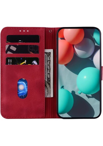 Telefon Kılıfı Için Huawei Nova 12 Kabartmalı Desen Cüzdan Pu Deri Flip Kart (Yurt Dışından) modelleri