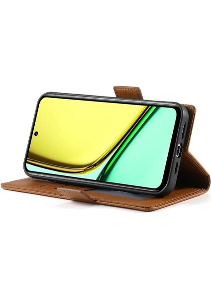 Realme C67 4g Cüzdan Günlük Kullanım Için Flip Case Kart Yuvaları Iş (Yurt Dışından) indirimleri