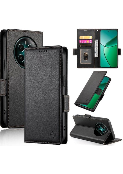 Realme 12 Artı Cüzdan Kartvizit Yuvaları Flip Case Günlük Kullanım Için Flip Case (Yurt Dışından)
