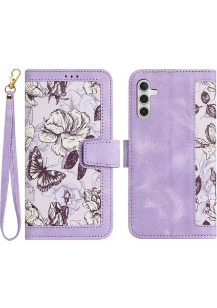 Samsung Galaxy S24 Manyetik Kapatma Anti Scratch Kickstand Için Cüzdan Kılıf (Yurt Dışından)