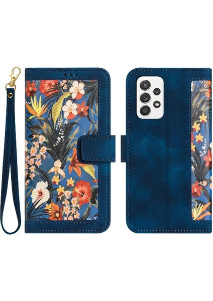 Cüzdan Kılıf Samsung Galaxy A73 5g Manyetik Kapatma Anti Scratch Pu (Yurt Dışından)