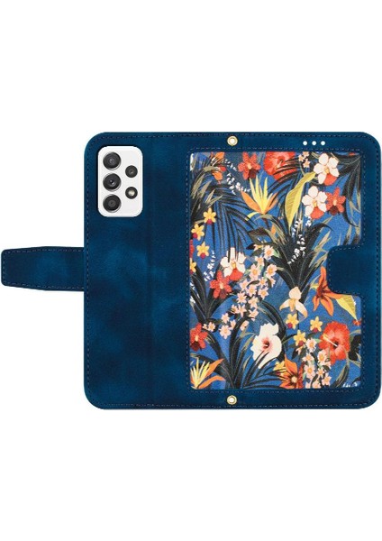Cüzdan Kılıf Samsung Galaxy A73 5g Manyetik Kapatma Anti Scratch Pu (Yurt Dışından)