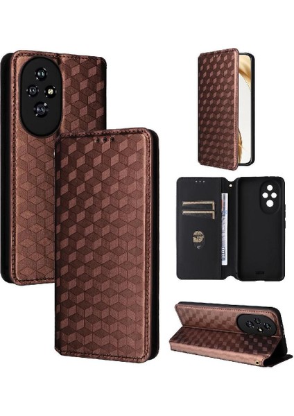 Onur Için Flip Case 200 5g Kart Yuvaları Tutucu Cüzdan Pu Deri 3D (Yurt Dışından) indirimleri