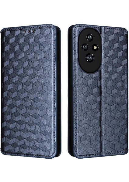 Onur Için Flip Case 200 5g Kart Yuvaları Tutucu Cüzdan Pu Deri 3D (Yurt Dışından)