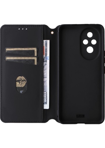 Onur Için Flip Case 200 5g Kart Yuvaları Tutucu Cüzdan Pu Deri 3D (Yurt Dışından) fiyatları
