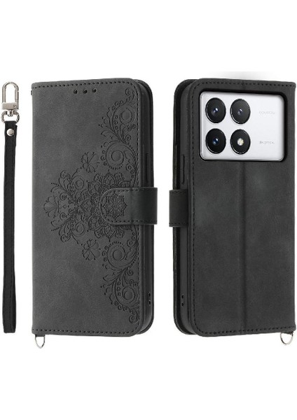 Xiaomi Poco X6 Pro 5g Bileklik Çoklu Kredi Kartı Yuvaları Için Flip Case (Yurt Dışından) modelleri