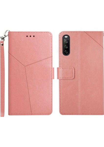 Sony Xperia 10 Vı Için Flip Case Deri Cüzdan Kapak Çevirin Kitap Katlanır Tpu (Yurt Dışından)