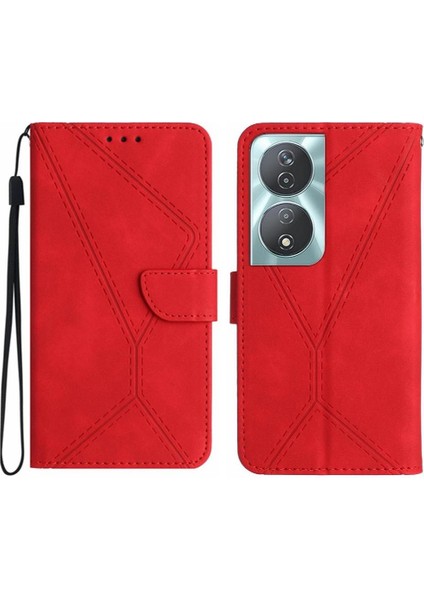 Onur X7B Dikiş Kabartmalı Yumuşak Pu Deri Yüksek Kalite Için Flip Case (Yurt Dışından)