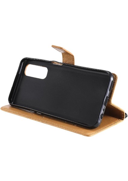 Kart Yuvası Standı ile Realme 7 Için Flip Case Pu Deri Flip Kickstand (Yurt Dışından) fiyatları