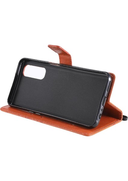 Kart Yuvası Standı ile Realme 7 Için Flip Case Pu Deri Flip Kickstand (Yurt Dışından) indirimleri