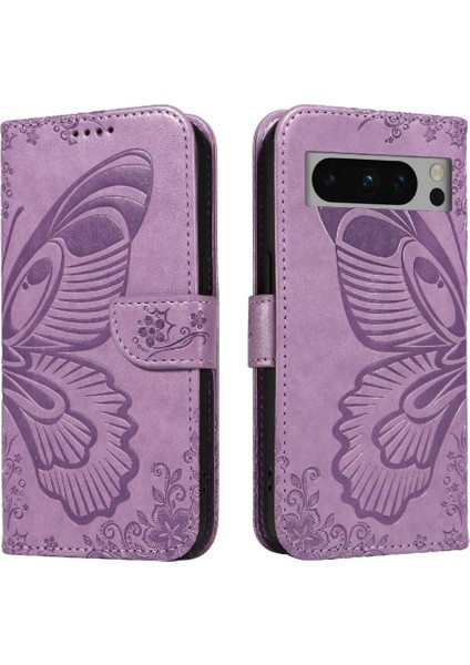 Kredi Kartı Yuvası Ayrılabilir El ile Google Pixel 8 Pro Için Flip Case (Yurt Dışından)