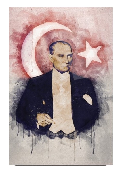 Atatürk Cam Tablo | Hediyelik, Dekoratif, Ofis, Mutfak