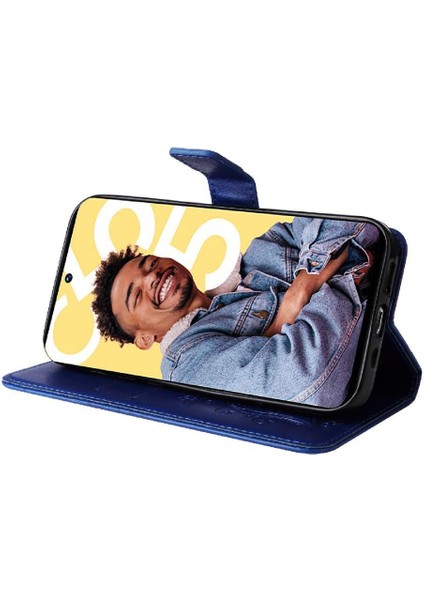 Kart Yuvası Standı Manyetik ile Realme C55 4g Flip Kickstand Için Flip Case (Yurt Dışından) modelleri