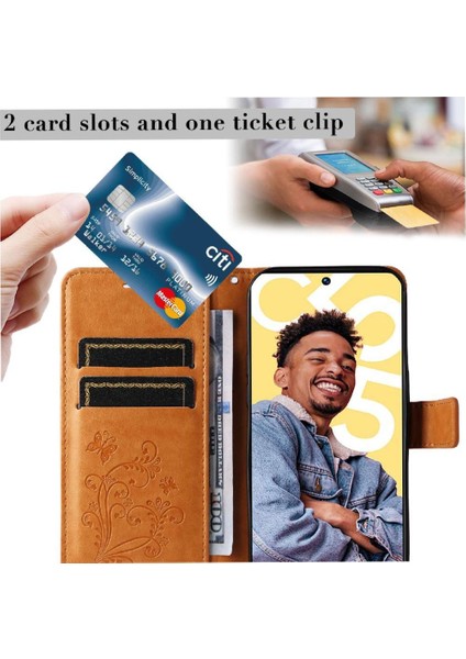 Kart Yuvası Standı Manyetik ile Realme C55 4g Flip Kickstand Için Flip Case (Yurt Dışından) indirimleri