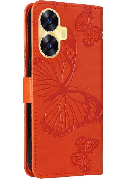 Kart Yuvası Standı Manyetik ile Realme C55 4g Flip Kickstand Için Flip Case (Yurt Dışından) fırsatları
