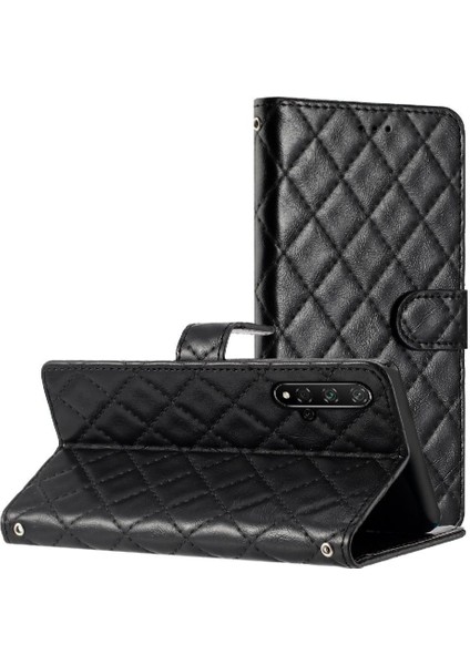 Onur 20 Için Flip Case Pu Deri Cüzdan Kart Yuvaları Tutucu Kickstand Folio (Yurt Dışından)