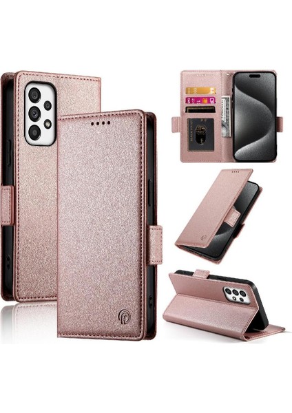 Samsung Galaxy A73 5g Kart Yuvaları Için Flip Case Günlük Kullanım Cüzdan Iş (Yurt Dışından)