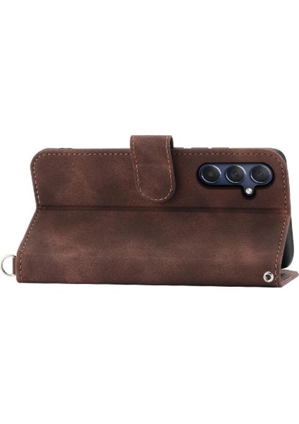 Samsung Galaxy M54 Bileklik Kabartmalı Çoklu Kredi Kartı Için Flip Case (Yurt Dışından) fırsatları