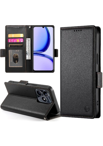 Realme C53 Cüzdan Flip Kartvizit Yuvaları Günlük Kullanım Için Flip Case (Yurt Dışından)