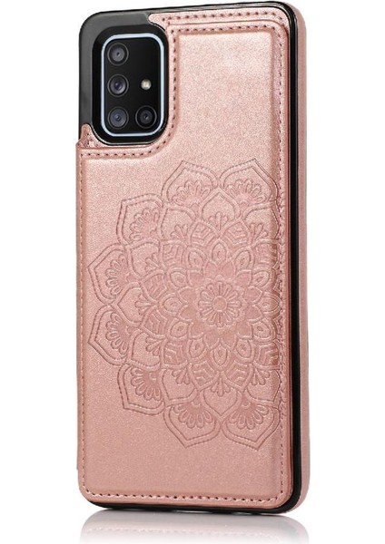 Samsung Galaxy A71 5g Flip Darbeye Pu Için Kart Tutucu Kılıf ile Cüzdan (Yurt Dışından)