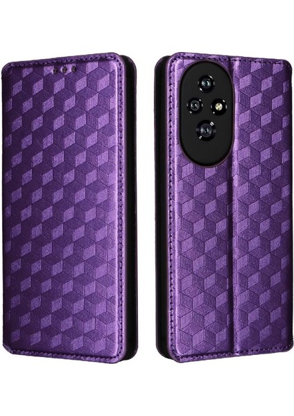 Onur Için Flip Case 200 5g Kart Yuvaları Tutucu Cüzdan Pu Deri 3D (Yurt Dışından)