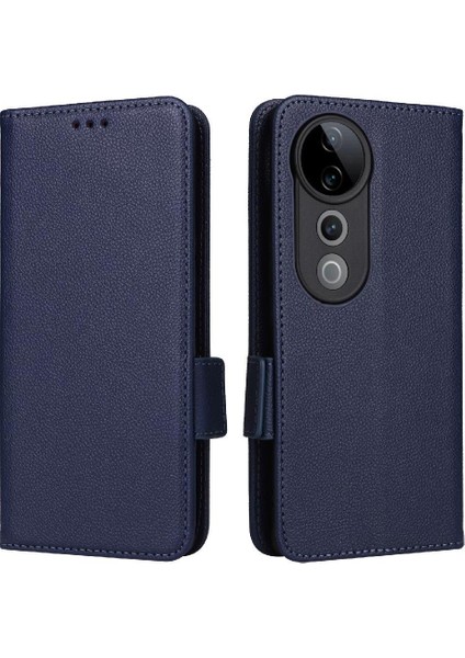Vivo S19 Pro 5g Için Flip Case Cüzdan Kart Yuvaları Tutucu Yan Toka Pu (Yurt Dışından)