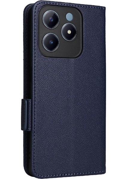 Realme C63 4g Için Flip Case Pu Deri Cüzdan Manyetik Yan Toka Kartı (Yurt Dışından) modelleri