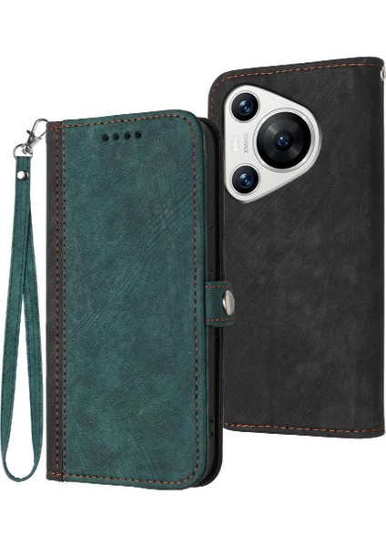 Huawei Pura 70 Için Kickstand Koruyucu Cüzdan Flip Folio Kitap Pu (Yurt Dışından)