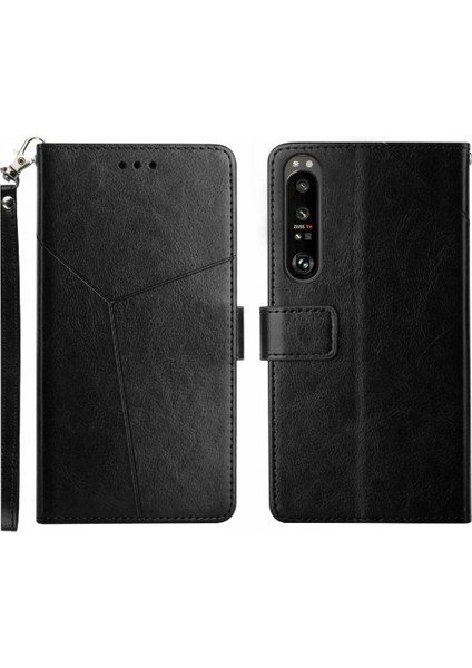 Sony Xperia 1 Vı Için Flip Case Deri Cüzdan Darbeye Tpu Kabuk Çevirme (Yurt Dışından)