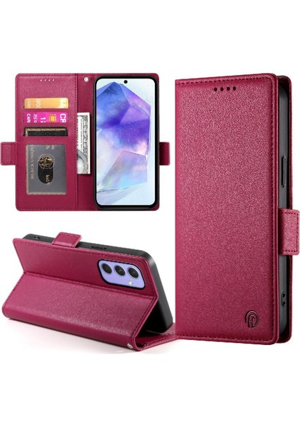 Samsung Galaxy Galaxy Cüzdan Günlük Kullanım Için Flip Case Kart Yuvaları Iş Çevirme (Yurt Dışından) modelleri
